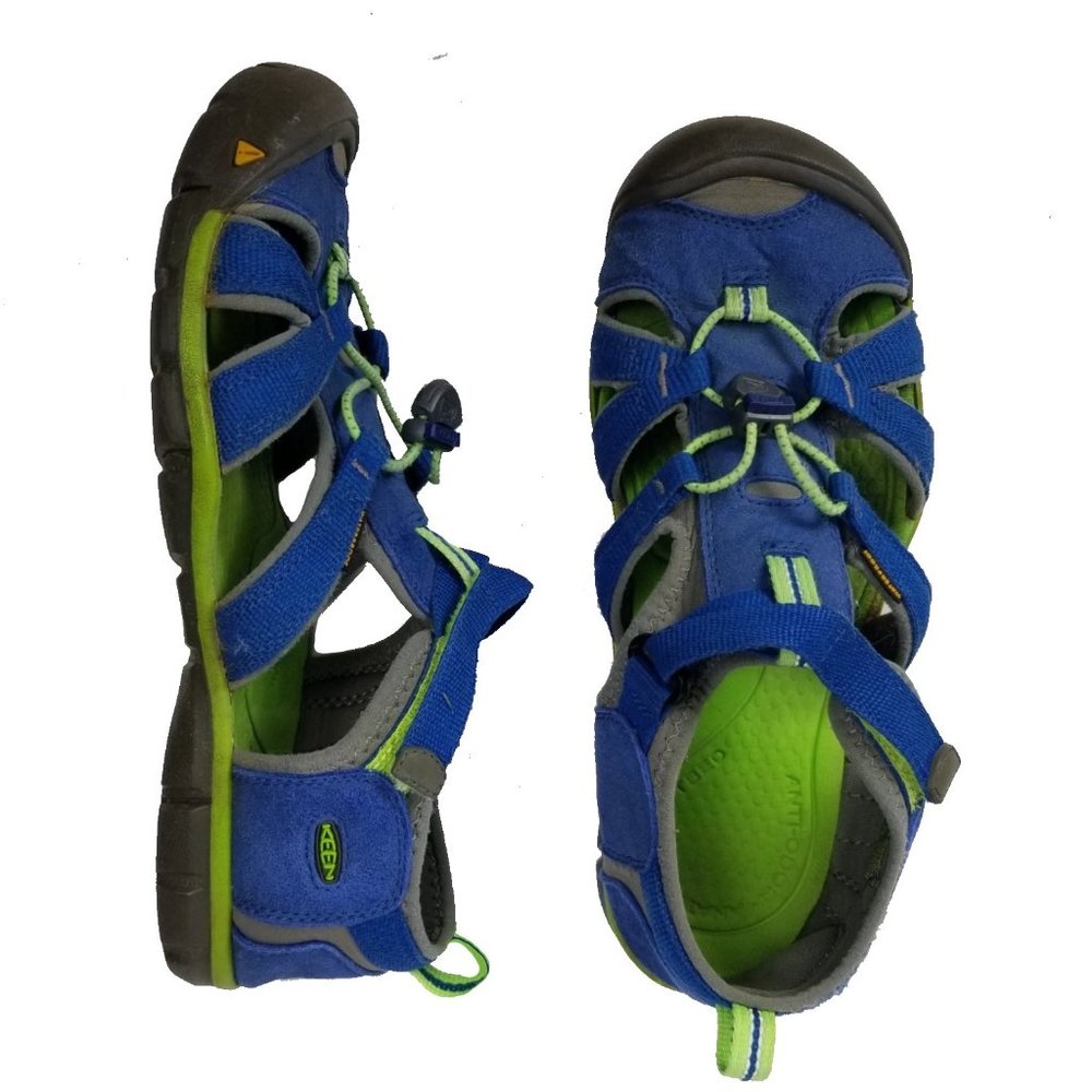 Women's KEEN Hiking Water Sport Sandals Anatomic Footbed Blue Size 6
